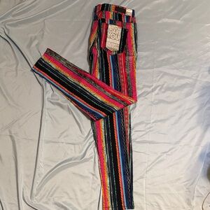 Celebrity Pink NWT Colorful Striped skinny jeans/pants size 11
